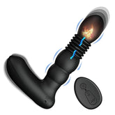 Vibrador telescópico con control remoto, masajeador de próstata, masturbador masculino y femenino.